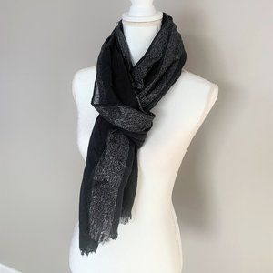 Dark Grey Shimmery Scarf